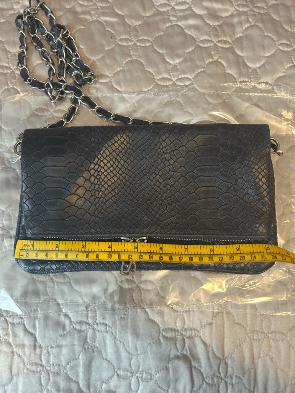 VERA ITALY "Jolda"Luxurious Italian Shoulderbag made of Genuine Leather in Italy - Picture 10 of 12